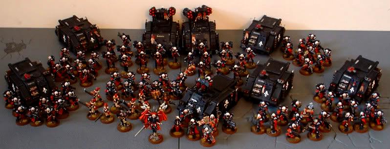 Adepta Sororitas, Adepta Sororitas Sisters Of Battle Army Shot Two